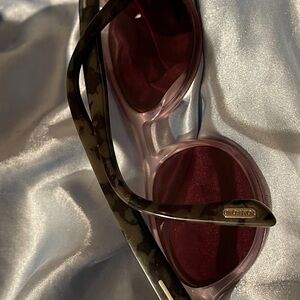 Tom Ford Tortoiseshell Sunglasses with Burgundy Lenses